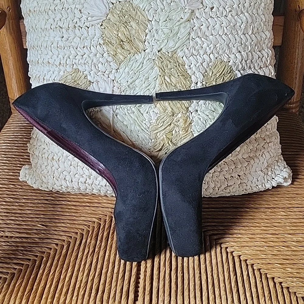 BCBGeneration parade platform stiletto heels, black, size 8.5